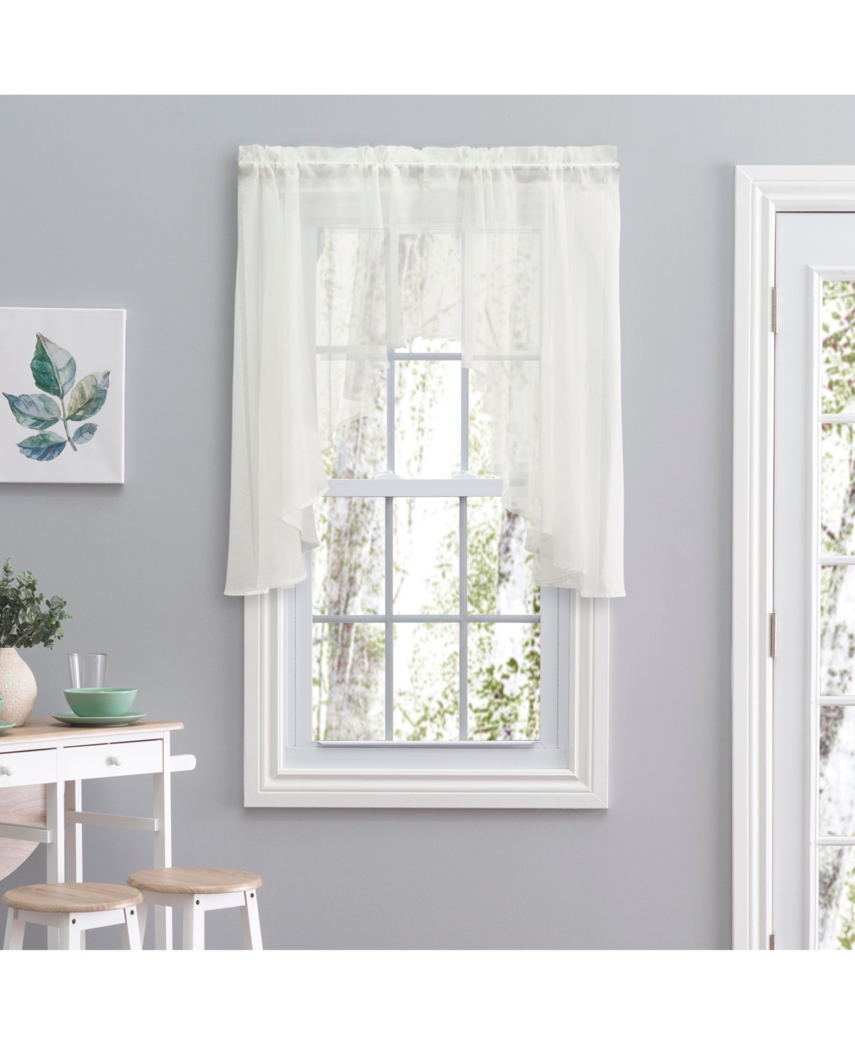 Ricardo Sea Glass Swag Curtain Pair 62"W x 54"L