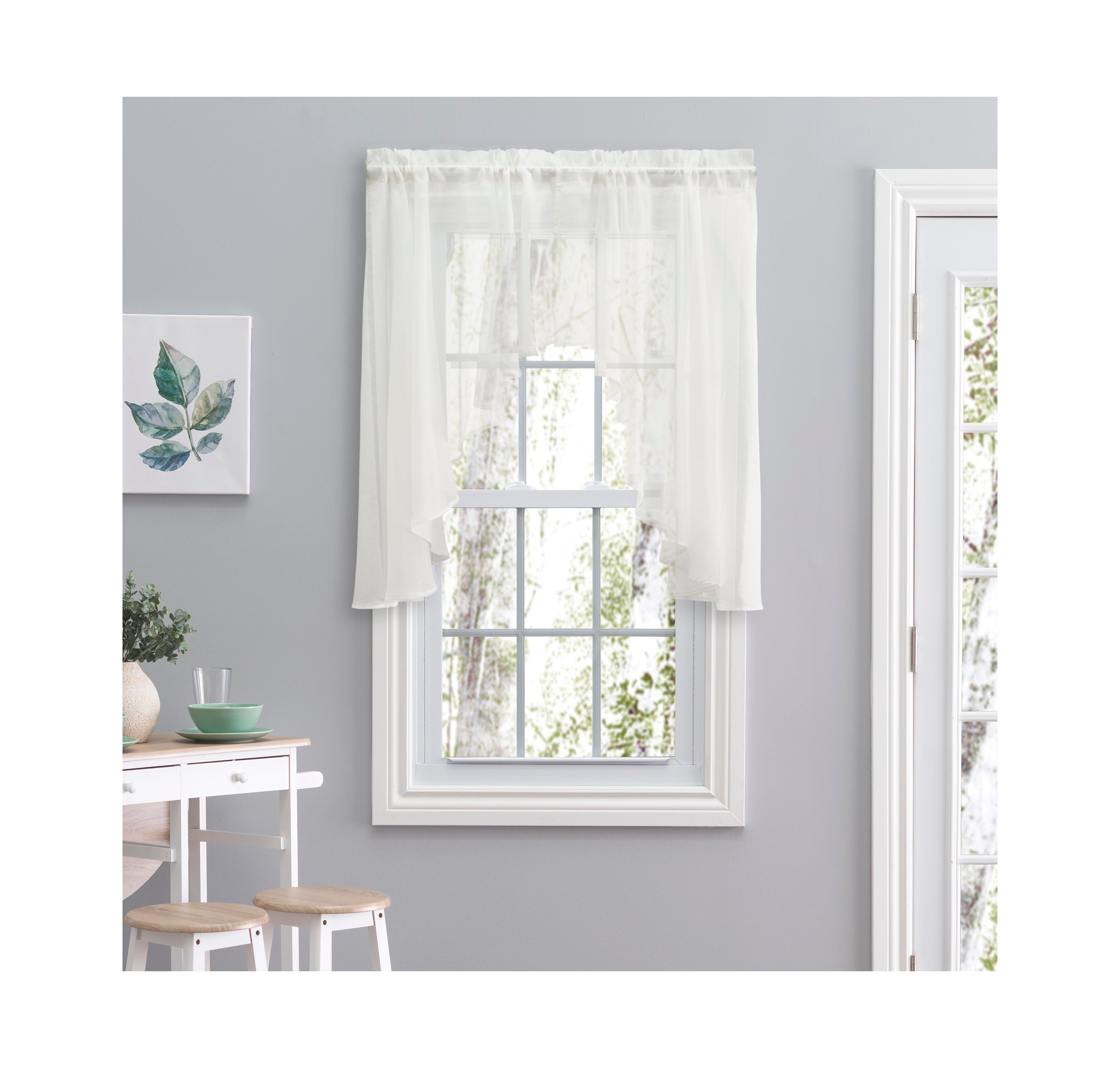 Ricardo Sea Glass Swag Curtain Pair 62"W x 54"L
