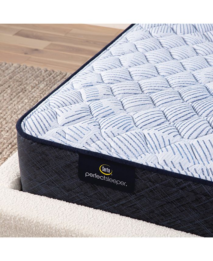 Serta Perfect Sleeper Blue Lagoon Night 12" Firm Mattress Set, Twin