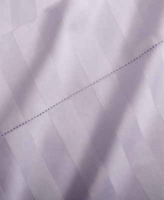 1.5" Stripe 550 Thread Count 100% Cotton 4-Pc. Sheet Set, Queen, Exclusively at Macy’s