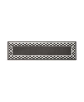 Jean Pierre Christine Trellis Border Tufted Runner Rug, 26" x 72"