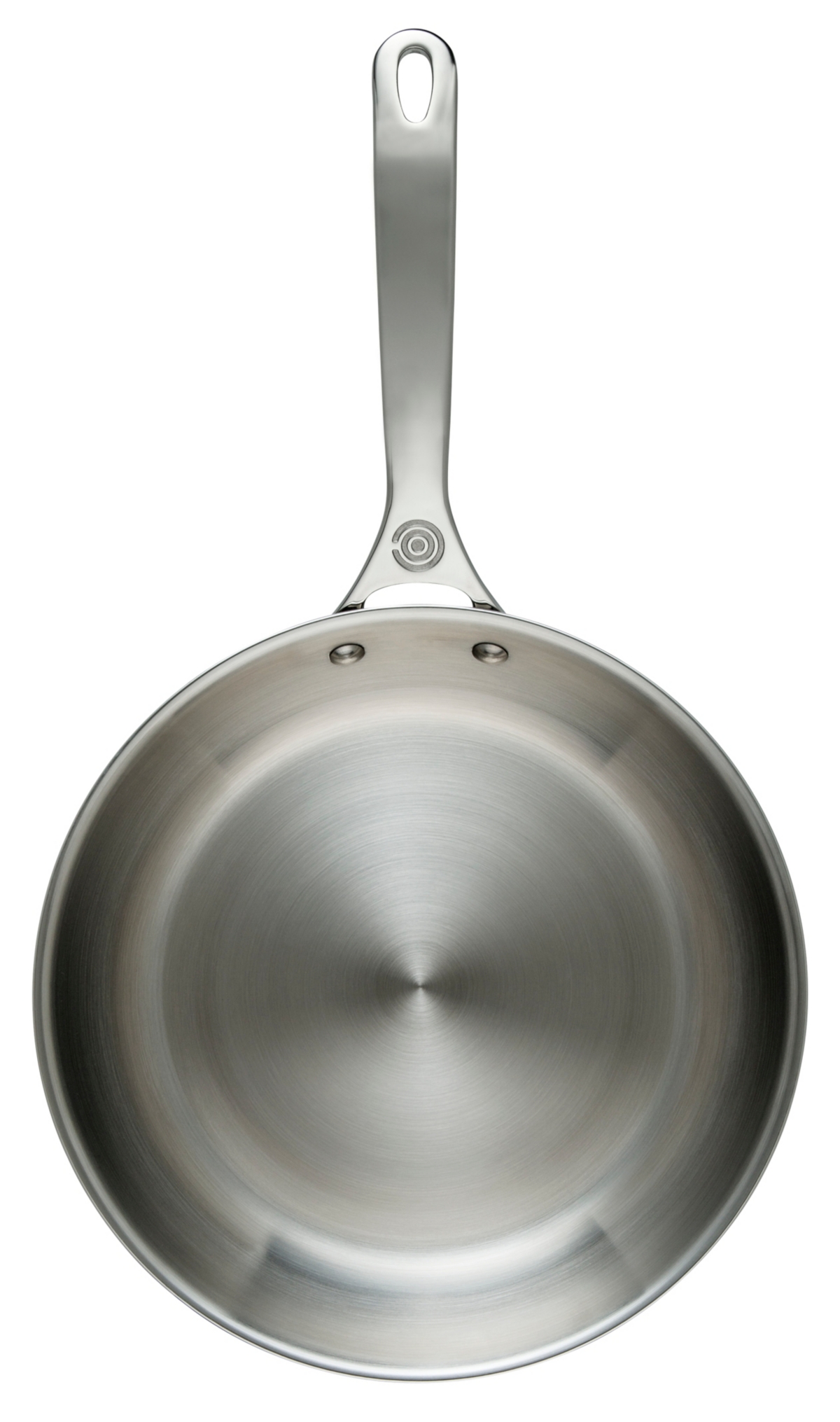 Le Creuset 12" 3-ply Stainless Steel Frying Pan With Aluminum Core In Stainless