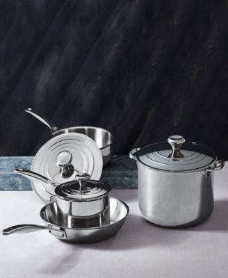 7 Piece 3-Ply Stainless Steel Cookware Set