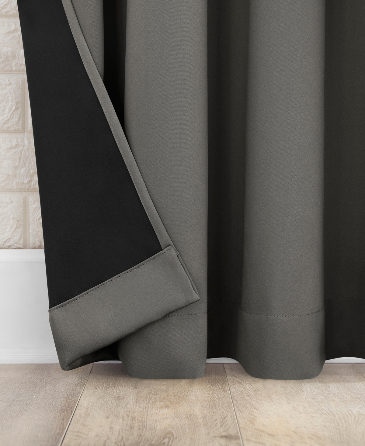 Bergen Theater Grade Extreme 100% Blackout Rod Pocket Curtain Panel