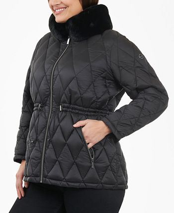 Women's plus size michael kors jackets discount