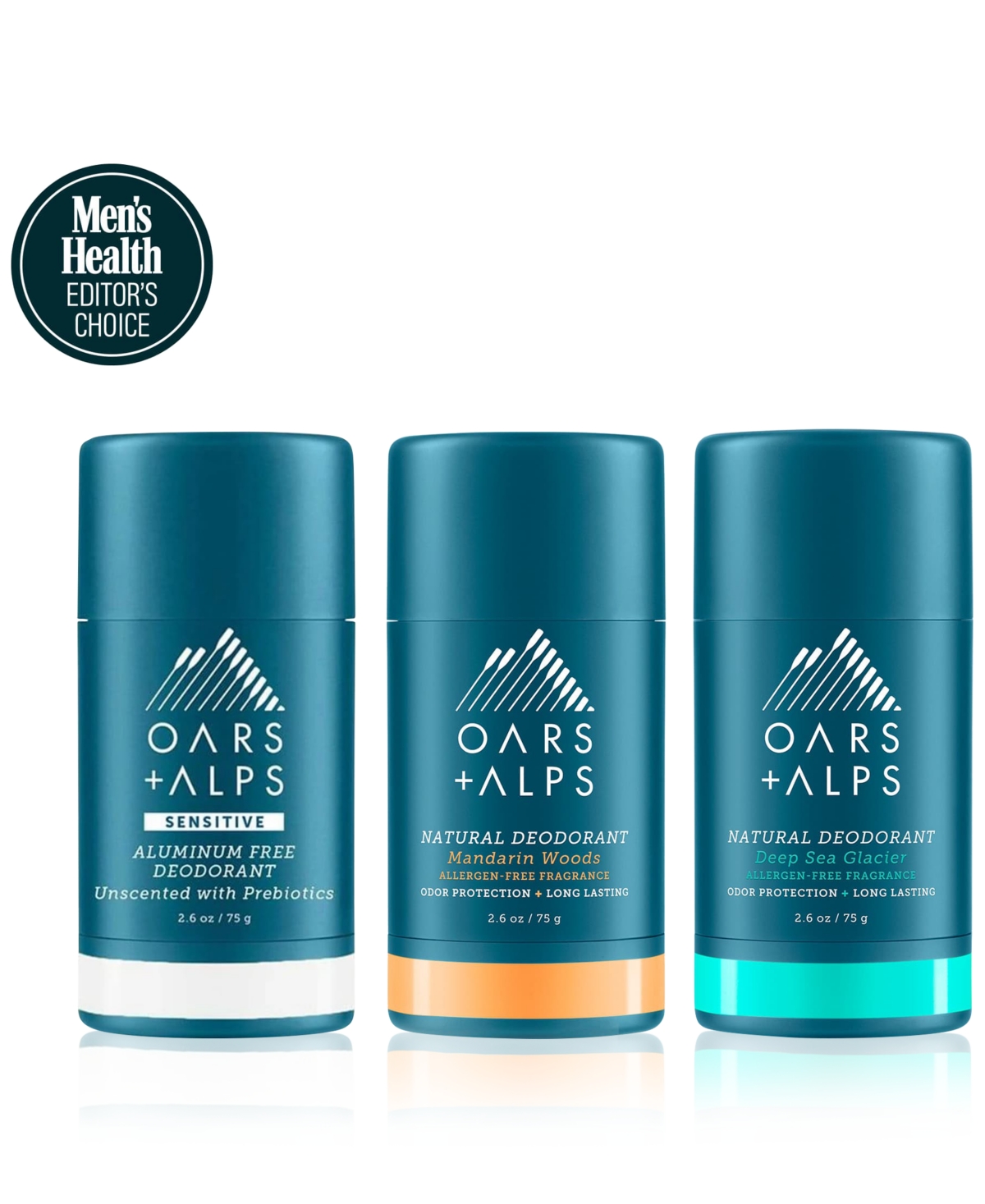 Oars + Alps 3-pc. Aluminum Free Deodorant For Sensitive Skin Set