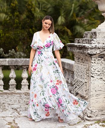 Betsy & adam floral dresses discount