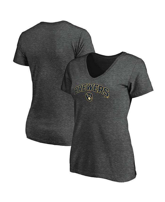 Women's Fanatics Branded Black San Francisco 49ers Logo Team Lockup V-Neck T-Shirt Size: Small