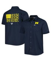 Houston Astros Columbia Slack Tide Camp Button-Up Shirt - Navy