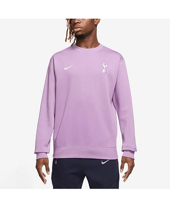 Men's Nike Purple/Black Tottenham Hotspur Travel Fleece Half-Zip Hoodie