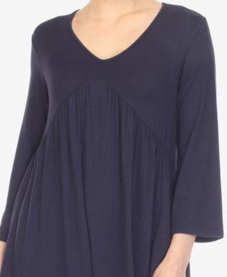 Women's Empire Waist Tunic Top