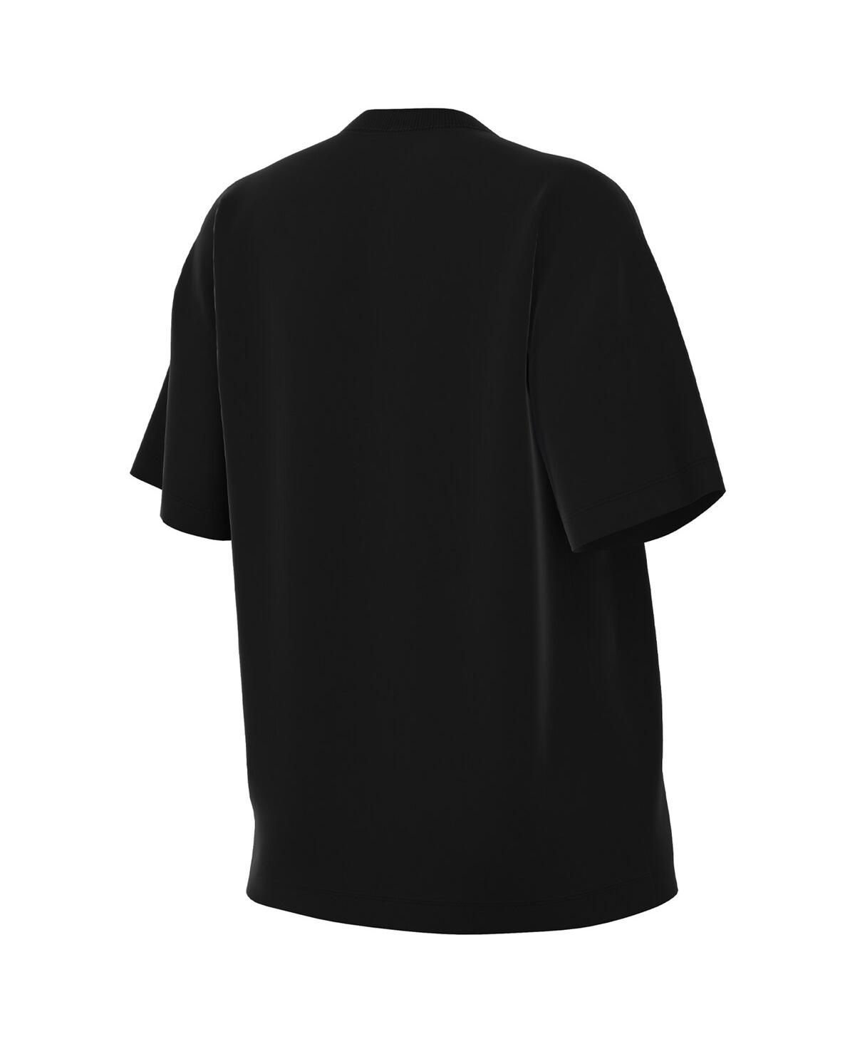 Nike Women's  Black Uswnt Crest T-shirt In Black