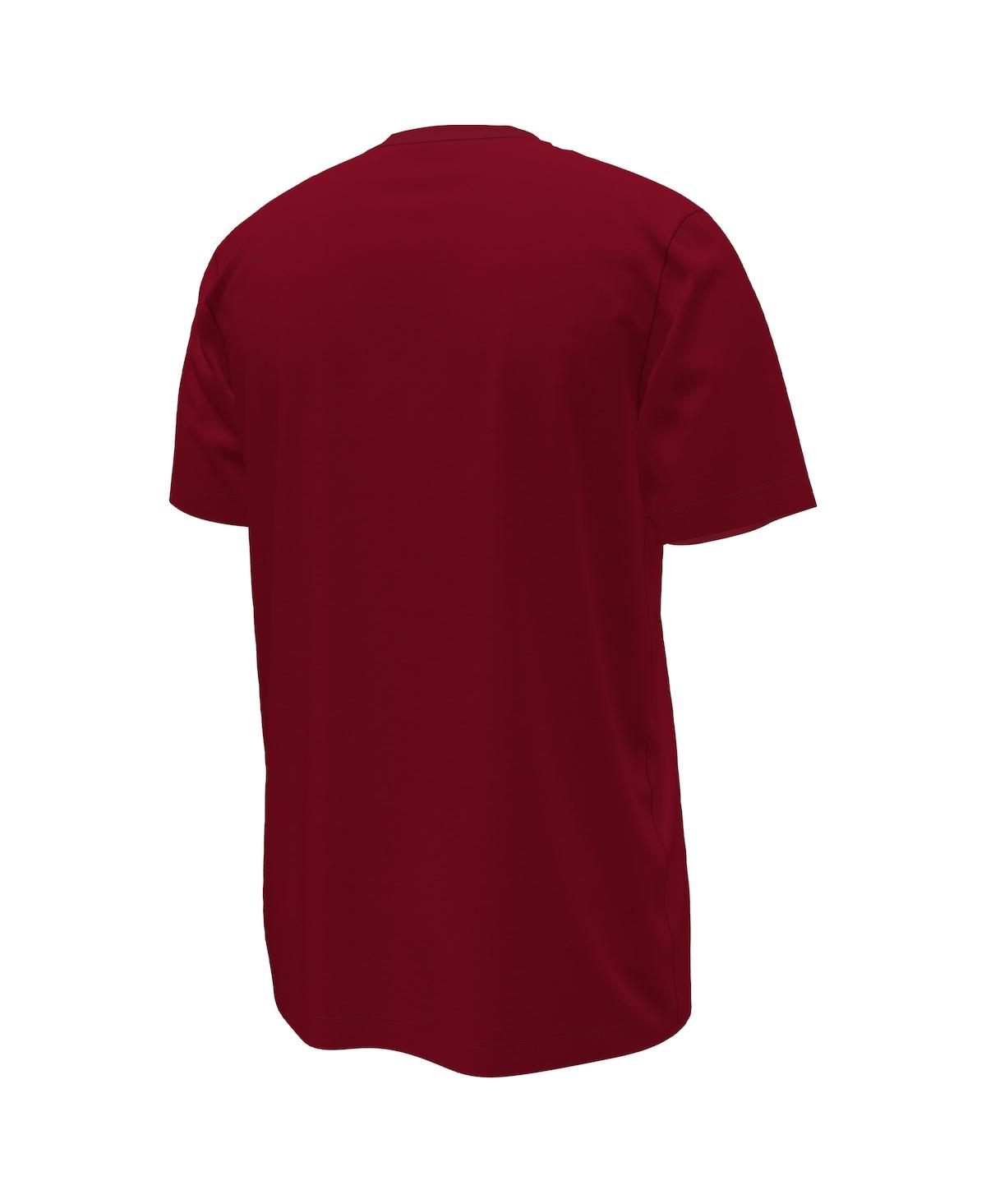 Shop Nike Men's  Red Liverpool Swoosh T-shirt