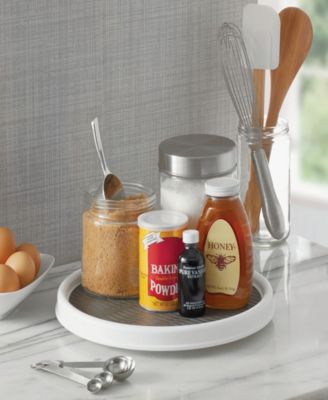 12" Basics Non-Skid Pantry Cabinet Lazy Susan Turntable