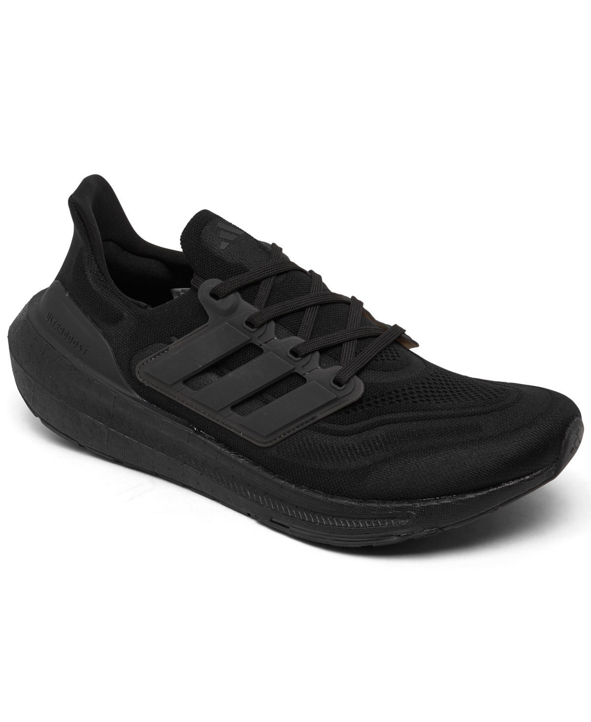 Adidas Originals Men's Ultraboost Light Running Sneakers From Finish Line In Black