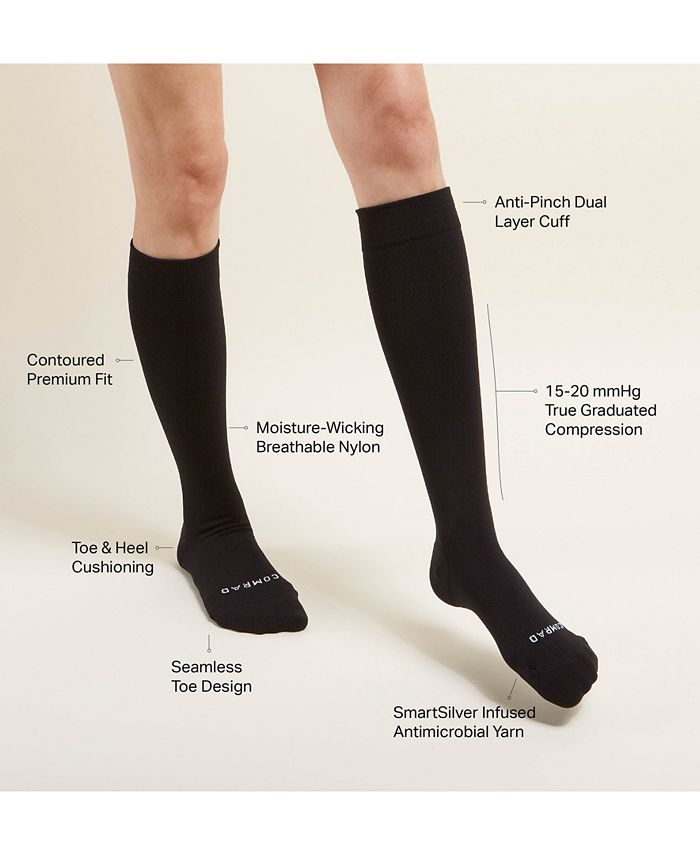 COMRAD Kneehigh Solid Companion Compression Sock Macy's