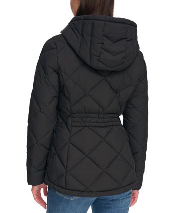 Tommy hilfiger coat womens black store