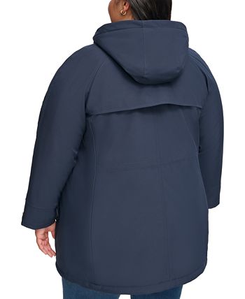 Tommy hilfiger women's new arrivals hooded raincoat