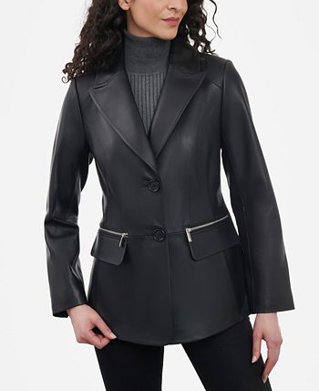 Petite blazer coat discount