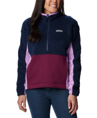 X Girl Women's Purple online Sherpa Zip Up Jacket Size Small