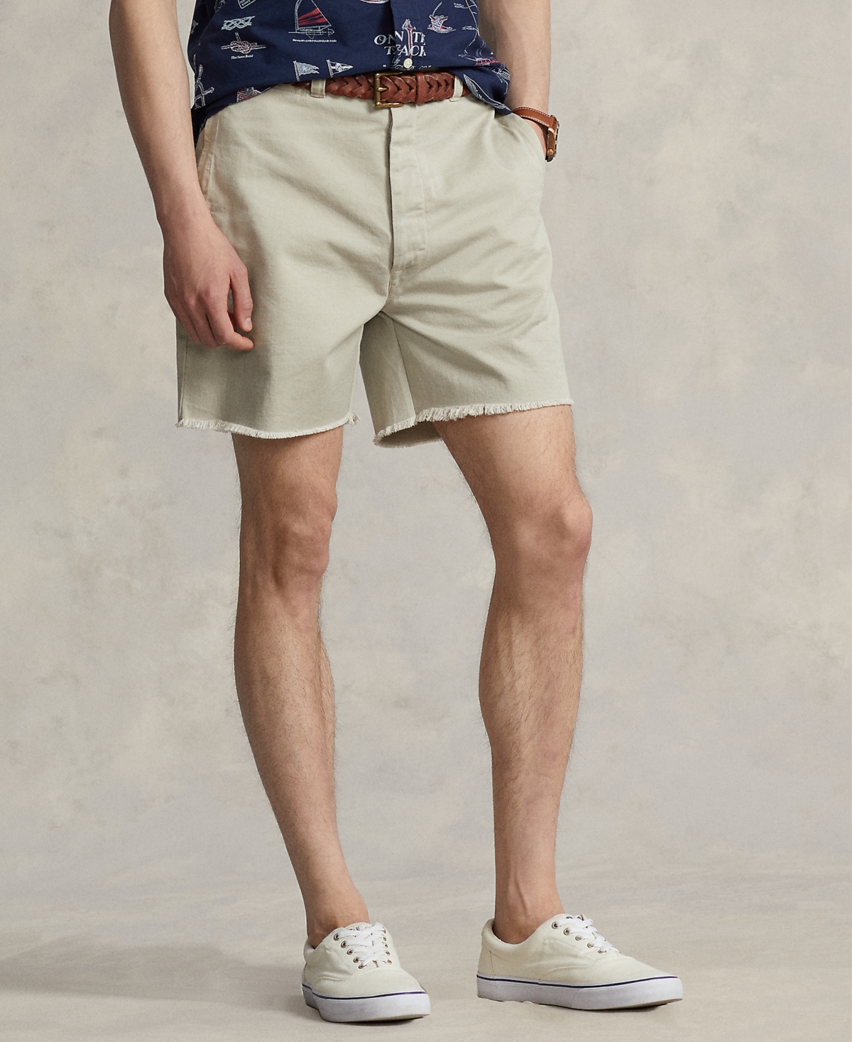 POLO RALPH LAUREN MEN'S 6-INCH BURROUGHS RELAXED FIT CHINO SHORTS