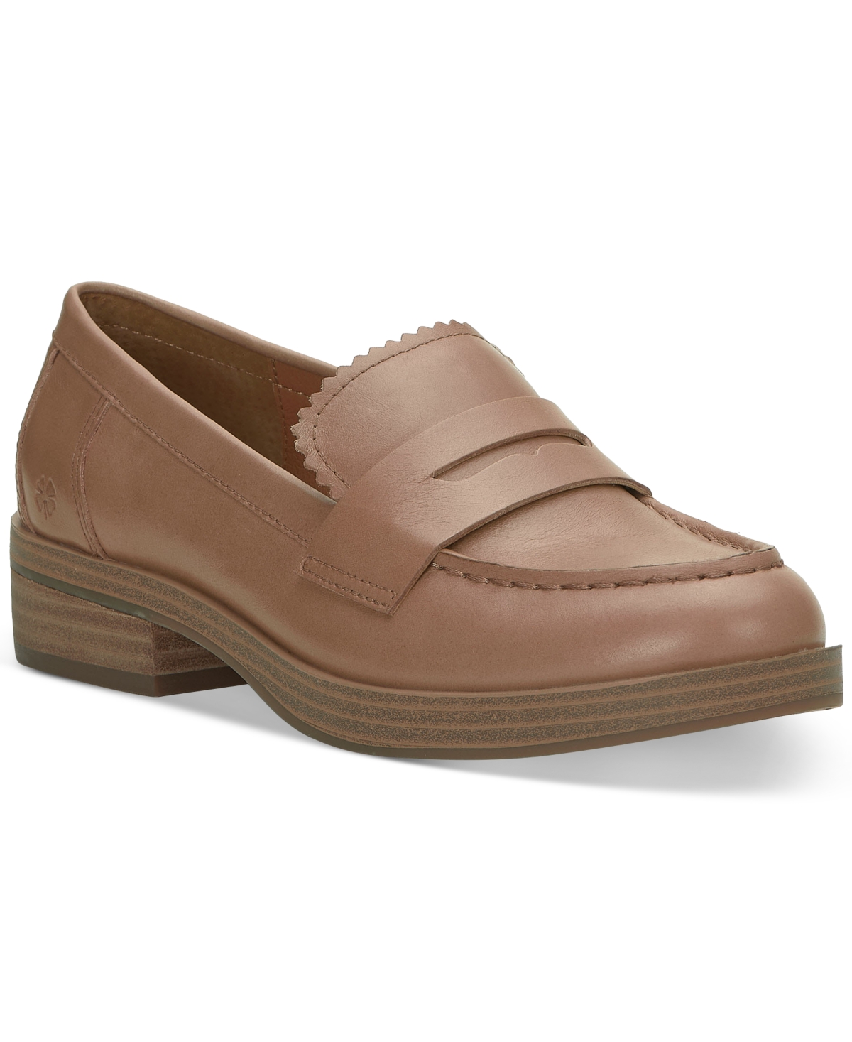Lucky Brand Women's Floriss Tailored Penny Loafers In Latte Leather