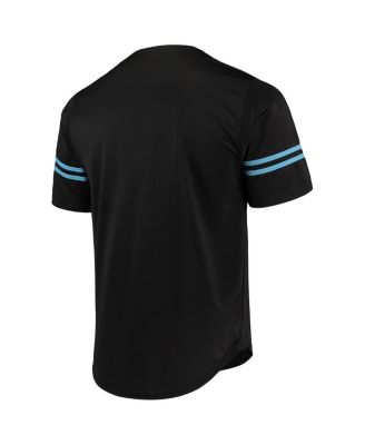 Men's Black Homestead Grays Button-Down Jersey