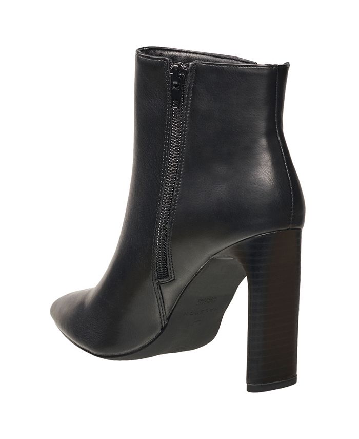 H Halston Women's Allyson Heeled Pointed Boots - Macy's