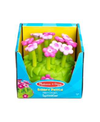 Melissa & Doug Sunny Patch Pretty Petals Flower Sprinkler Toy With Hose Attachment