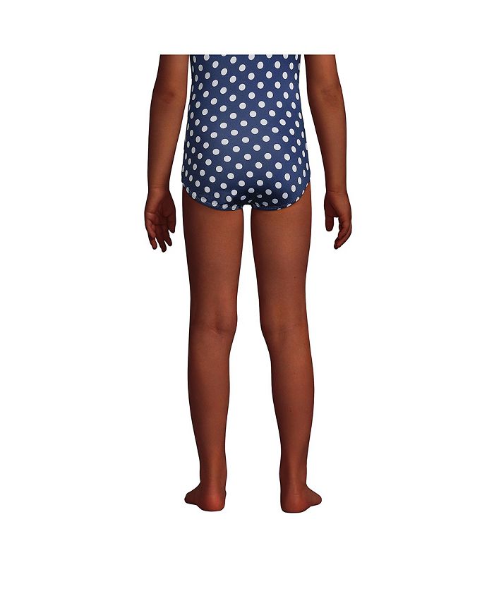 Lands' End Big Girls Plus Sport One Piece Swimsuit Macy's