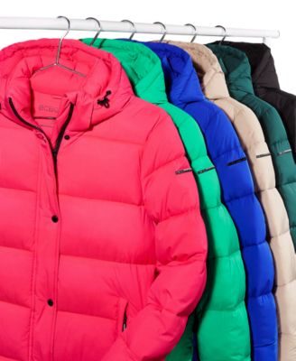 BCBGeneration Women's Hooded Puffer Coat, Created for Macy's