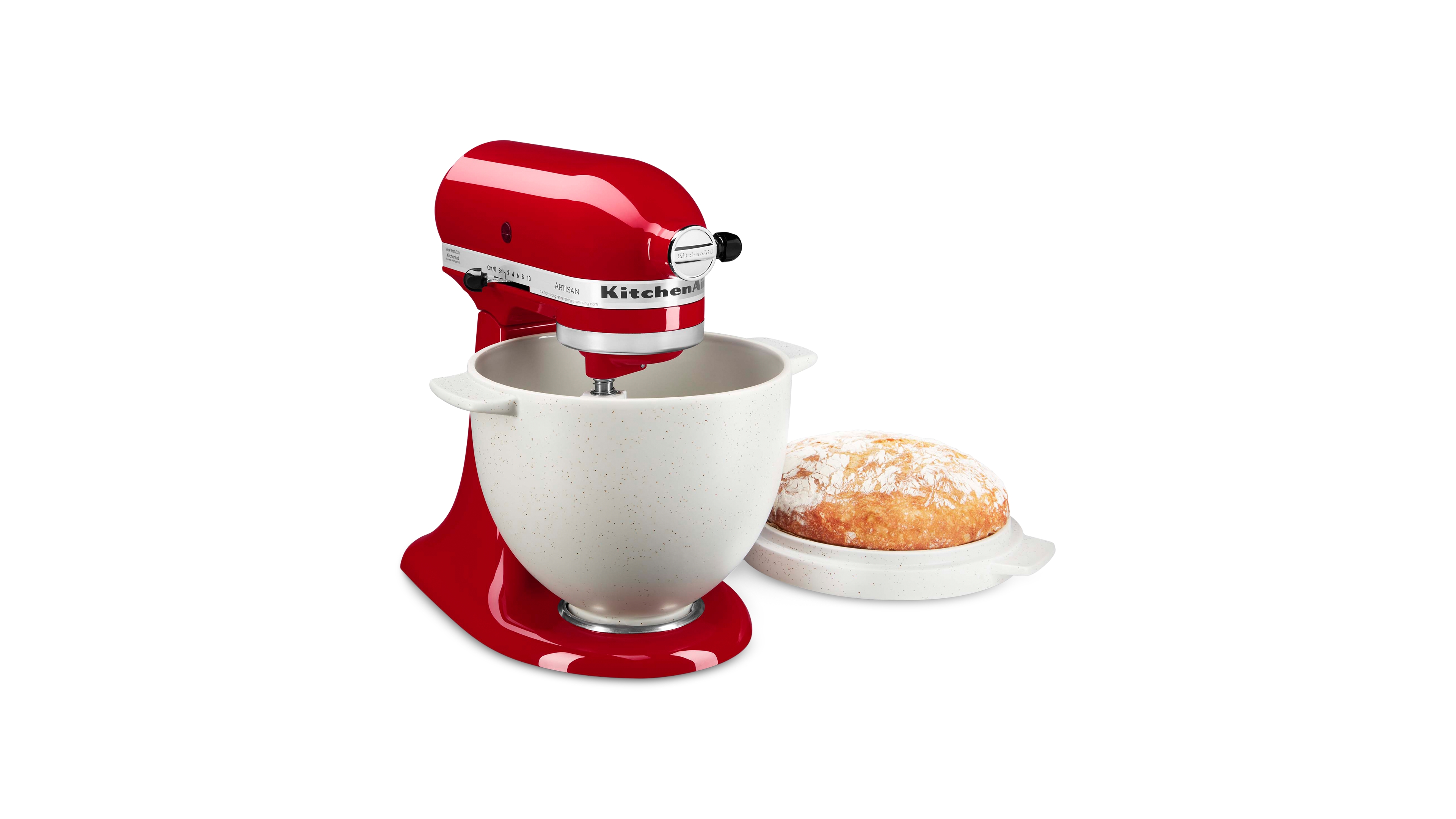KitchenAid Ceramic Bread Bowl with Baking Lid KSM2CB5BGS