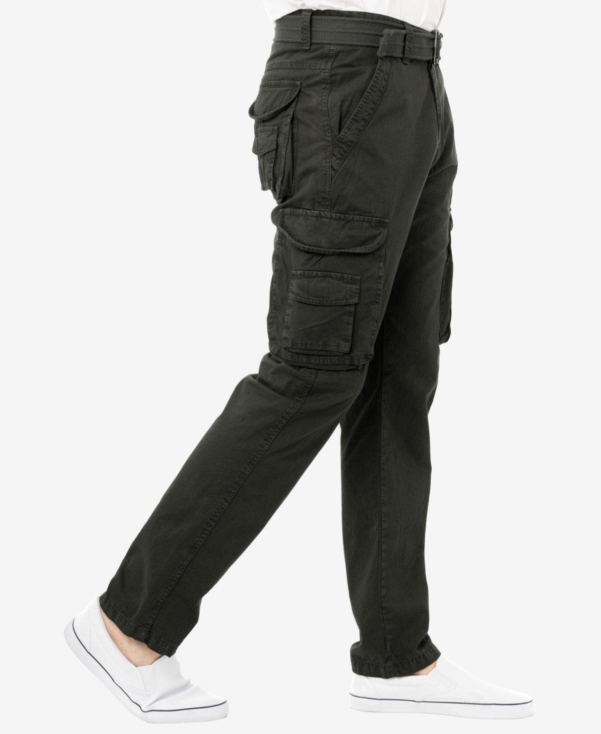X-Ray Men's Belted Cargo Pants