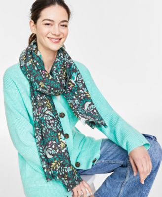 On 34th Women's Botanical Garden Printed Wrap Scarf, Created for