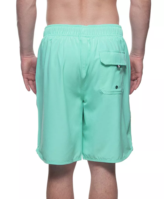 Men's 9" Stretch Mesh Lined Swim Trunks, up to Size 2XL - thumbnail 2