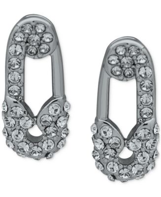 Karl lagerfeld safety deals pin earrings