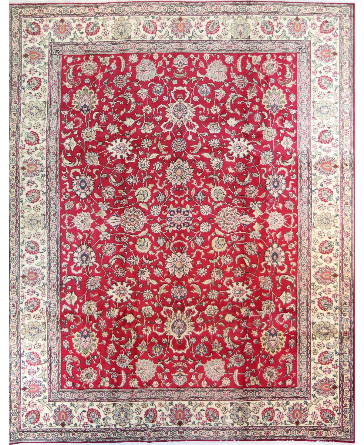 Bb Rugs One Of A Kind Tabriz 625522 9'9" X 12'8" Area Rug In Red