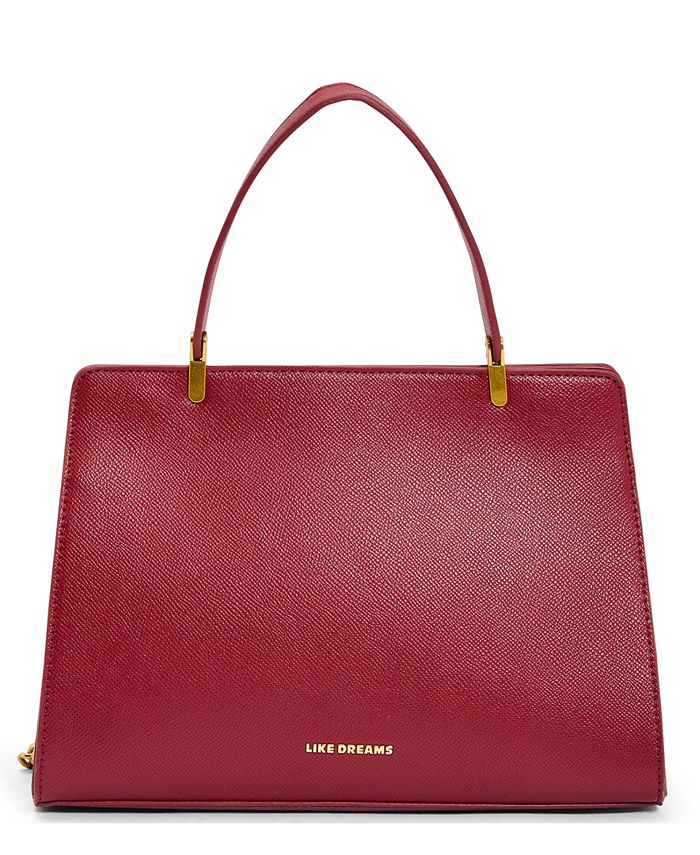 LIKE DREAMS Sophie Top Handle Small Satchel Bag & Reviews Handbags