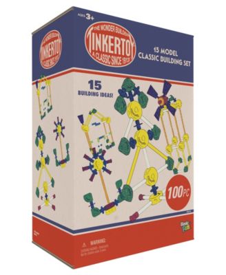 TINKERTOY Classic Retro Box 100 Piece Building Set - Macy's