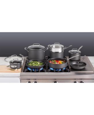 Chef's Classic Nonstick Hard Anodized Cookware 13 Piece Cookware Set