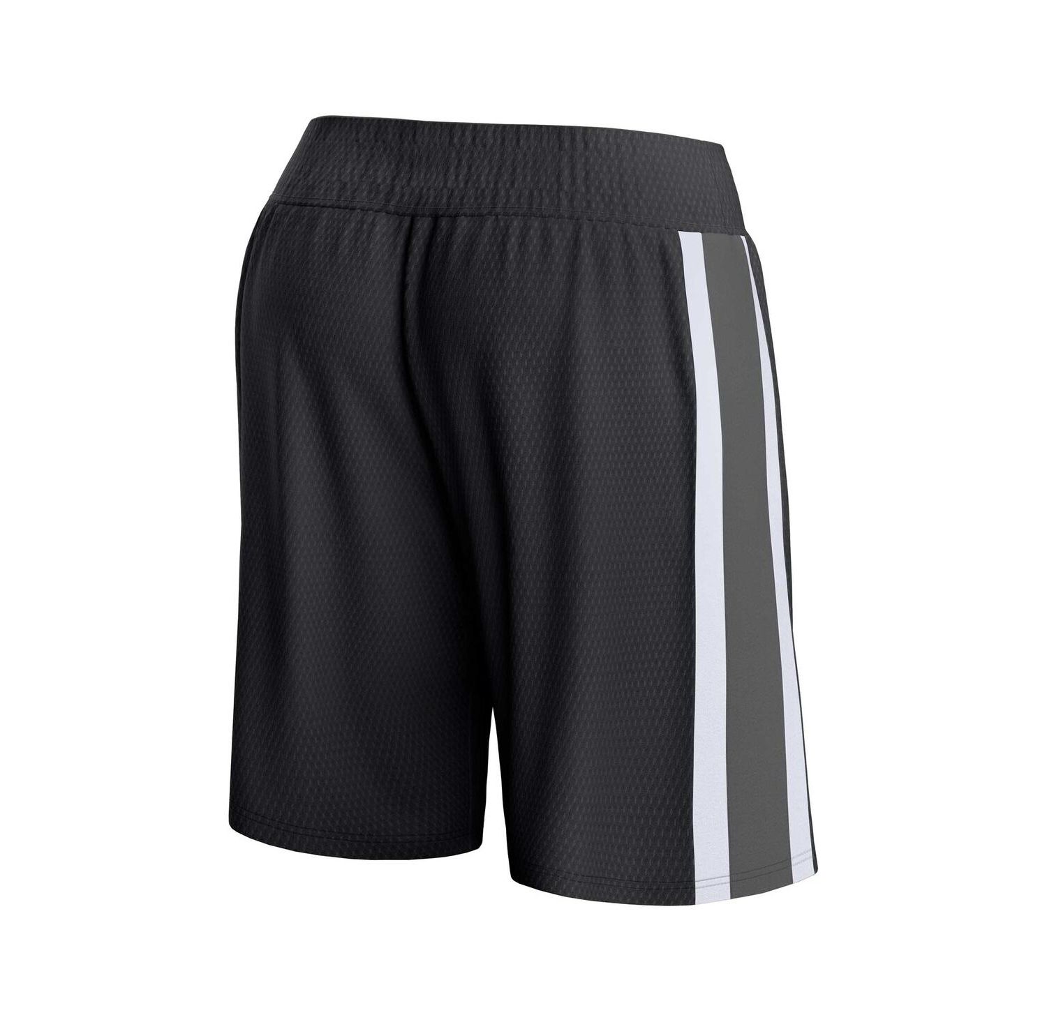 Men's Black Charlotte Hornets Referee Iconic Mesh Shorts
