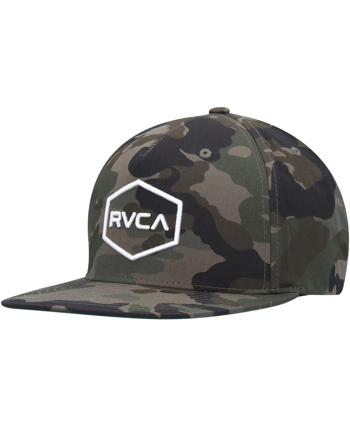 Rvca Men's  Camo Commonwealth Adjustable Snapback Hat