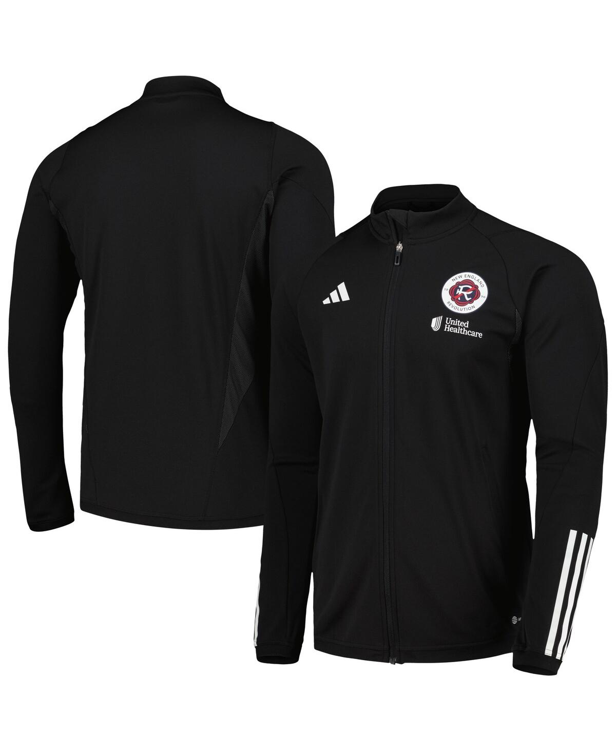 Shop Adidas Originals Men's Adidas Black New England Revolution 2023 On-field Aeroready Full-zip Training Jacket