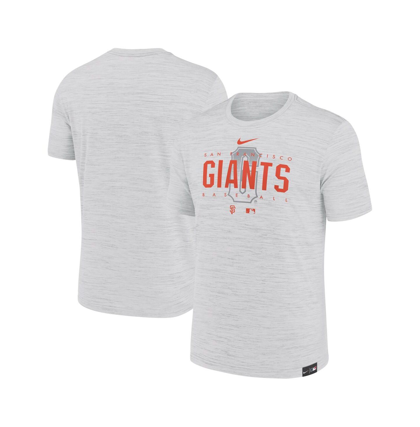 Мужская футболка Nike Gray San Francisco Giants City Connect Velocity Practice Performance — фото 1