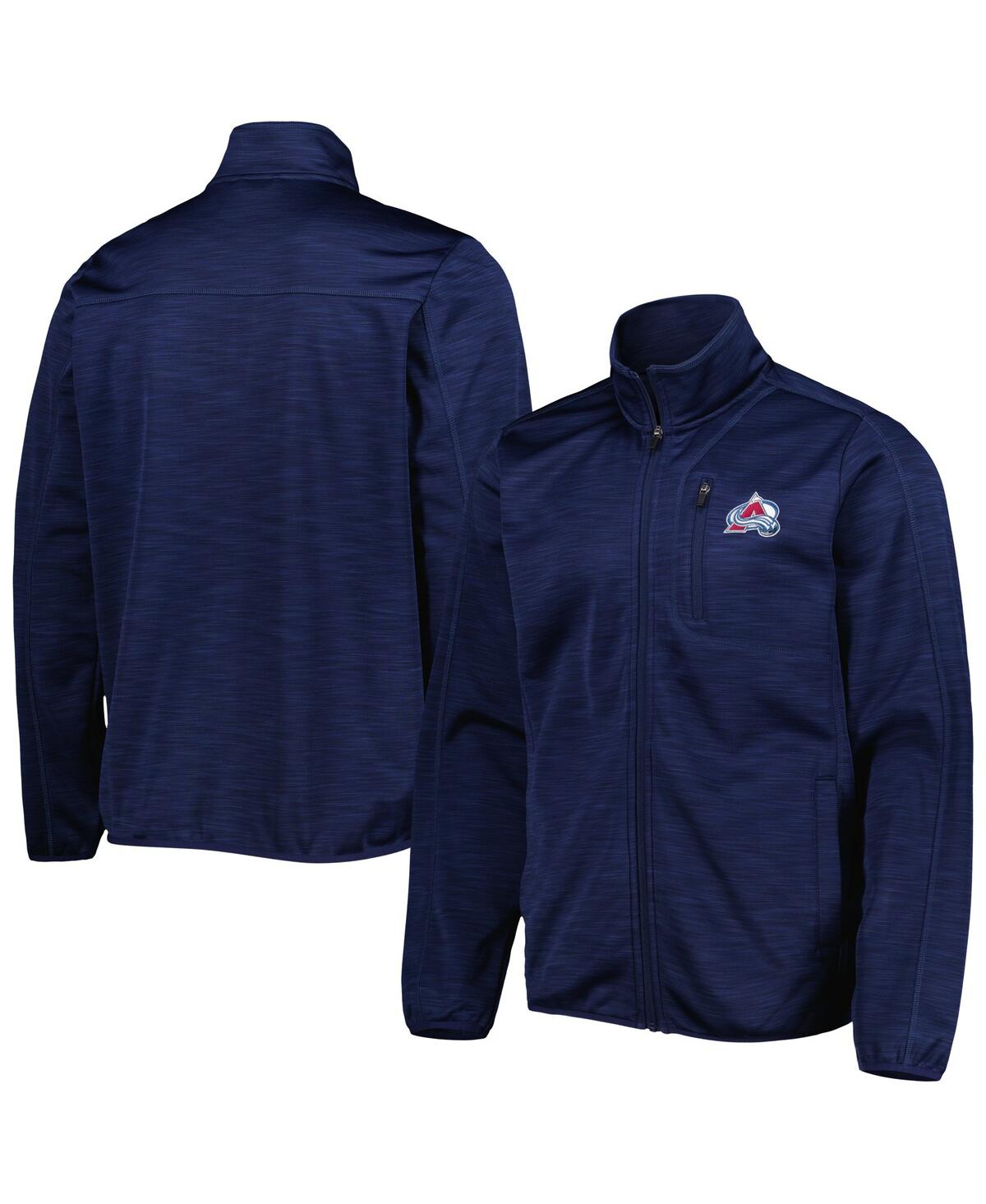 G-iii Sports By Carl Banks Men's  Navy Colorado Avalanche Closer Transitional Full-zip Jacket