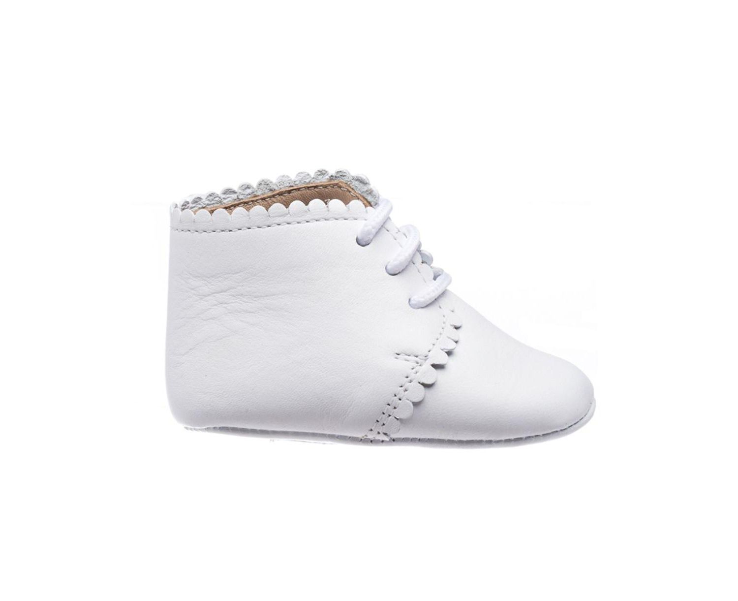 Infant Boy Baby Scalloped Bootie
