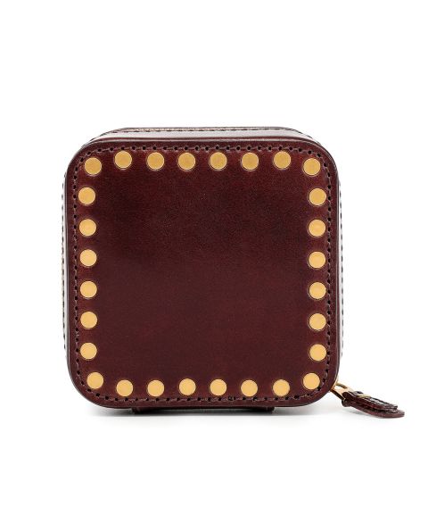 Женская сумка OLD TREND Leather Jewelry Box - Square, цвет: Коричневый
