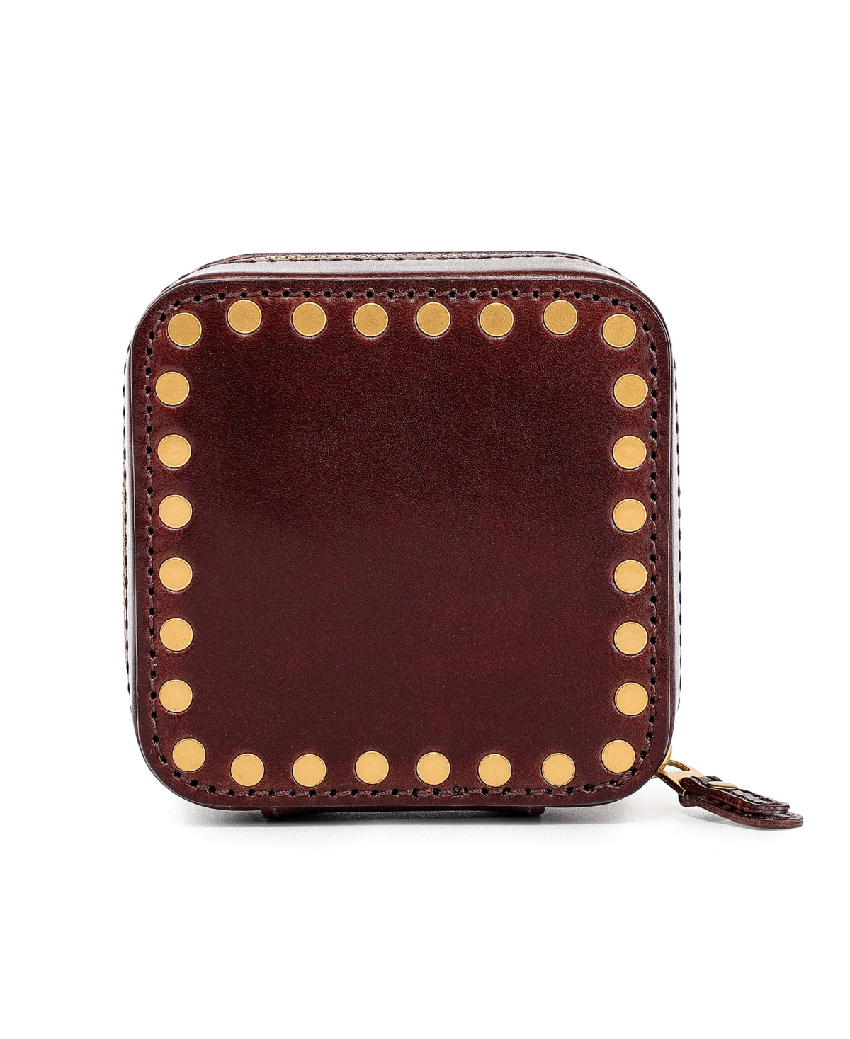 Old Trend Leather Jewelry Box - Square In Brown