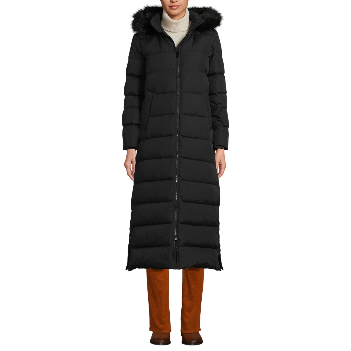 Women's Tall Down Maxi Winter Coat - Black