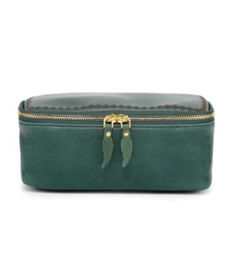 Celosia Rectangular Leather Jewelry Case